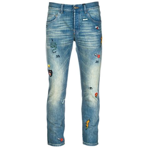 prezzo jeans gucci uomo|gucci embroidered jeans men.